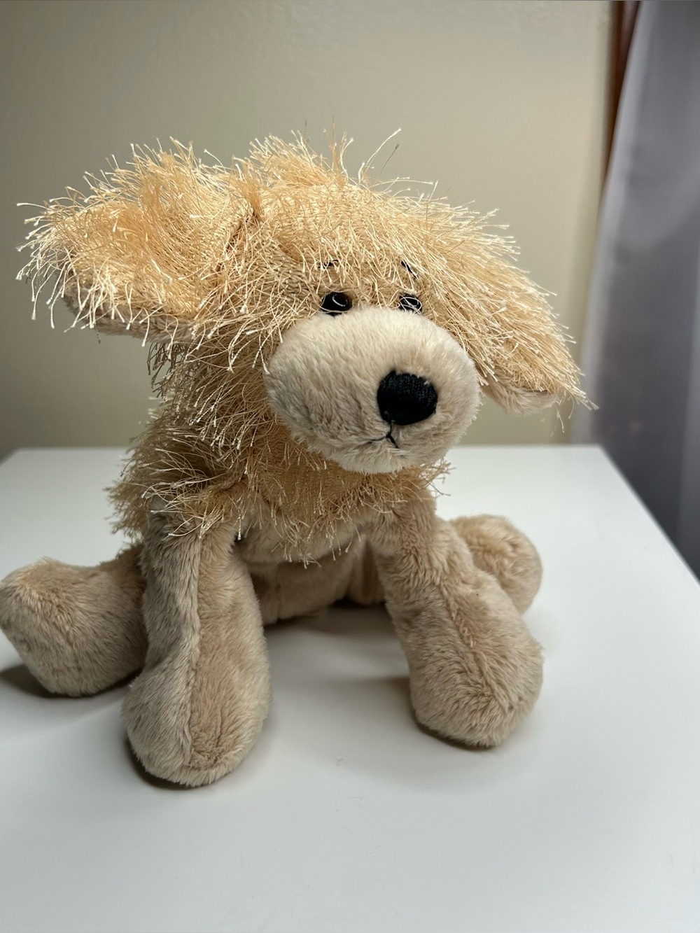 Webkinz Golden Retriever Dog Plush Stuffed Animal Toy Kid's Tan Fluffy Cute